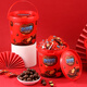 
No more words: 2 barrels of Mailsu barrel dark chocolate beans sandwich casual internet celebrity snacks chocolate candy for children [4 barrels/672g] chocolate flavor + strawberry flavor