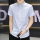 
Hua Jiuqing Guangdong Puning men's high-end shirt short-sleeved middle-aged and elderly summer men's short-sleeved shirt middle-aged thin style without ironing long-sleeved K08-997 thin blue strips + 997 thin blue strips One size 3890-104Jin [Jin equals 0.5 kg]