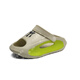 Hdeng Boy Pantoffeln neue Kinderlochschuhe Non-Slip Flops Boy tragen Strandschuhe für Junior- und Senior High School-Schüler A3300 Khaki 29