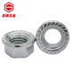 XMSJ Steel Galvanized Flange Nut Flange Hexagon Nut Anti-slip Anti-loosening M3M4M5M6M8M10M12 M8 About 9918 threads About 87 Jin [Jin equals 0.5 kg]
