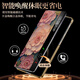 Yikeai [soporte de pulsera Flip] Pollen de abanico de Qimeng Adecuado para Huawei Matex6 Case móvil Matex5 Case de protección de soporte de pulsera giratoria para una nueva lente de mujeres en la lente nueva y inclusiva delgada [Pollen de ventilador de Qimeng] Soporte de pulsera + Ventana de cuero Flip + Ventana inteligente + Gold Huawei Mate x6