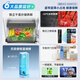 MeiLing worry-free embedded 402L two-door refrigerator ultra-thin zero embedded bottom heat dissipation can be spliced ​​with first-class energy efficiency air-cooled frost-free white BCD-402WPCZX national subsidy