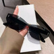 乐卡利墨镜女士太阳镜2025新款机能风连体猫眼墨镜高级感拍照好看 连体猫眼墨镜【 黑框灰片】