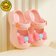 G.Duck niños Little Yellow Duck Eva Girls Slippers Summer Girls Anti-Slip Sandals use lindos zapatos de agujero para niños de larga duración.