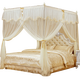 Kangheng 2025 NUEVA NET MOSQUITO 1.5M1.8M2 CAMA DE METADORES PARA USO HOGAR USO Patrón de viento pasado por el piso Purple (impresión) (Tubo de pintura mejorado) 9928 1.5m (5 pies) Cama