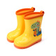 Mania kangaroo (Maniyadaishu) Детские дождевые ботинки Cartoon Cilent Princess Rain Boots Среднего размера детские сапоги для дождевых сапог плюс бархатный мальчик динозавр против скольжения туфли с водой -18# синий динозавр (без хлопка) 21 [внутренняя длина см]