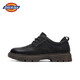 Dickies Herren -Freizeitschuhe Arbeitskleidung Business Lederschuhe Herren lässig Retro Britische Arbeitspeakschuhe schwarz 44
