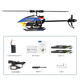 Yuxiang f120 hélicoptère télécommandé sans balais à entraînement direct 6 canaux modèle d'avion télécommandé de cascade 3D Weili k110s Klein bleu configuration standard de machine unique - batterie de télécommande sans batterie unique SF Express