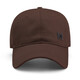Hats for men and women, outdoor baseball caps, four-season sports fishing visor, fashionable sun hat, brown, one size fits all