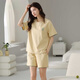 Modal pajamas for women in summer pure cotton shorts simple casual and thin cotton style for outdoor wear. Z9885 2XL Recommended 140-160Jin [Jin equals 0.5 kg]