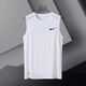 NBA KIDS-NIKE运动背心速干男士篮球训练无袖t恤衣服跑步冰丝快干短袖轻薄 耐克黑色216迪 L   90-110