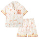 Nezha Ao Bing Bings Pajamas Summer Sail Silk Silk Manga corta Estilo delgado 2025 NUEVO BIÑO PEQUEÑO Ropa para el hogar Juego de seda de nieve de Ice Jy 6636 Kapibala 120 Niños intermedios 12 Altura de tamaño 115-125cm48jin [Jin equivale a 0.5 kilogramo]