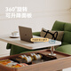 Dipu beweglicher Sofa Aufbewahrung Beizertisch mit Radschubkarren Tee Tischstaat Subventionierzimmer mittelalterlicher Stil Hebehaus 2492 kleiner Schubkarren Beizertisch-Lifted-Felsplatte Arbeitsplatte + Snap Brake Universal Wheel + Schublade