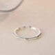 Bamboo ring women's vegetarian ring index finger ring niche high-end tail ring open ring Bamboo No. 7 open