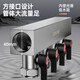 Liansu 304 stainless steel water distributor, floor heating water distributor, floor heating water distributor, large flow water distributor, 3-way, 4-way, 4-way, 5-way water distributor, heating exhaust valve, drain valve sleeve valve, floor heating, super large flow water distributor, 4-way, large diameter, fast heating
