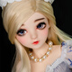
Doris Doris 60cm handmade makeup bjd doll Barbie 3-6 years old princess dressing gift box birthday gift children toy girl