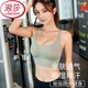 浪莎（LangSha）运动内衣女士美背文胸高强度跑步防震防下垂2025新款透气夏季薄款 蓝色【运动·防震】 S 【100斤以内】
