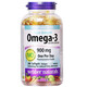 
Webber naturals genuine spot Canadian Webo Fish Oil 1390mg middle-aged and elderly adults + 900mg + children 500mg fish oil light gray 200 capsules