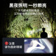 天火（SkyFire）夜钓头灯超亮长续航帽夹式感应Fishing 【夜钓战神】双光六档/强光15h/