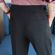 Jessons business trousers men slim young British style Naples high waist casual pants men formal wear no iron suit pants K9871 black 30