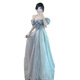 
Women's Banquet One-Shoulder Evening Dress Women's Banquet Temperament Light Luxury Niche High-end Host Art Exam Adult Gift Puffed Garnish Skirt Women Picture Color L