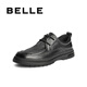 Belle textured business shoes men's mall with genuine leather inner heightened casual leather shoes 8CF01DM3 pre-sale Black-punched A1365 39 (245mm)
