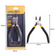 Deli non-slip nozzle pliers nozzle scissors electronic scissors plastic pliers diagonal pliers 5 inches DL2715