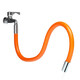 Faucet extender for washing vegetables, wash basin, pressurized anti-splash foaming artifact, kitchen universal rotatable orange 50cm extension tube + universal connector