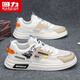
Warrior men's shoes summer versatile mesh shoes men's breathable casual shoes men's L758N khaki gray 42