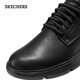 Skechers flash shoes men's business shoes autumn and winter new slip-on derby shoes soft sole work commuting casual shoes 205353
