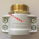 XMSJ Shield Machine Zwei-Halbschnalle Bi-Tower-Gelenk EN14420 Aluminiumlegierung Sicherheitsrohrklemme Externe Gewinderohr Heck-Kern 1/2 Zoll DN15 Aluminiumrohrklemme Klammer Kupfergelenk