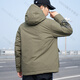 Adidas Cotton Clothing Men's Flagship 2023 Nouvelle veste à capuche chaude veste à la veste du vent masculin 7374_cotton Vêtements S