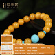 OUCERNY beeswax bead bracelet natural amber raw stone beeswax bead bead bead diy cultural toy bracelet to send Chinese Valentine's Day gift