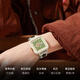 Dickies Watch Women's Mite Retro Student Sude Waterpronation Waterpronation Silent Quartz Watch for Girls День рождения подарок CL-671 Green