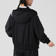 
Nike (NIKE) women's big hook woven black and white sports suit 2025 summer quick-drying fitness training suit fashion casual clothes black and white hooded jacket jacket + trousers/two-piece set S