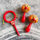 Éducation à la petite enfance et la petite enfance Hammer du sable Hand Bell Hand Trut Drum Beater Beater Beat Board Sounding Breat Superman Comfort Toy [ABS MATÉRIAUX PEUT ÊTRE ENTRÉE] SAND HAMMER