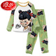 Langsha Boys Pajamas Nezha 2025 NUEVO Spring and Autumn Modal de manga larga para niños de manga larga Ropa de casa de los niños grandes 2M-ST-12158 Tamaño 10 Tamaño (110-120) CM