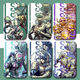 
Jojo's wonderful adventure Jotaro Platinum Messenger Silver Chariot Stand-in-Link Student Gift JOJO Stand-in-Link X12593 Card Case + Short Wrist Rope