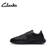 Clarks pour hommes chaussures de course Chaussures confortables respirant légèrement légèrement rembourrée rétro à la mode des hommes de couple décontracté noir (cuir de vache) 261797597 39,5