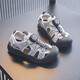 Brand OEM Children's 2025 Summer Boys' Baotou Sandals Casual Soft Bottom Girls Baby Beach Shoes Beige 29 Inner Length 18.8cm