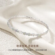 CRD Ke Laidi spot sparkling pt950 gourd platinum bracelet broken ice Fulu solid platinum women's model 22.05g-60MM