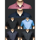 PDG Yageo Luxury Luxury Luxury Silk Shirt à manches courtes pour hommes en été cool, sans échec, anti-rides, sans marques, hommes rose luxe réel de la soie de glace rose luxe léger réel 3890-115jin [Jin est égal à 0,5 kg]