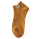 
[Selected Good Socks] Men's Trendy and versatile Cotton Sports Spring and Summer Anti-odorable Breathable Not Smelling Foot Boat Socks Short Socks 5 pairs [Random Color] All size