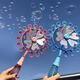 
Children's windmill bubble machine girl ins internet celebrity handheld bubble blowing stick children fully automatic handheld toys Concentrated bubble liquid one pack---a-time use