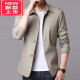 Traje de chaqueta casual de Aexmere Haier Home, Versión coreana delgada de la solapa de color de mediana edad y jóvenes, gris claro 1048 m [sugerido 98-110Jin [Jin equivale a 0.5 kg]]