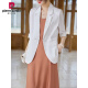 Pierre Cardin (Pierre Cardin) Blazer de cuarto de altura para una persona pequeña y versátil de verano de mujeres sueltas con traje de falda de suspensivo B Suites negros S-Single 9766 S 80Jin [Jin equivale a 0.5 kg] ~ 89Jin [Jin equivale a 0.5 kg]