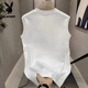 Playboy (PLAYBOY) American Vest Vest Boy 2025 New Summer Casual Sports Pure Cotton Loose Simple Sleeveless T-shirt T-shirt Brand Black [Vest K1098 Two Small Feathers] S S Recommended 70-80Jin [Jin equals 0.5 kg]