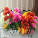 Zi Jiafu Qingming Festival artificial flowers artificial flowers chrysanthemum Juana plastic flower bouquet decoration ancestor worship supplies missing crystal chrysanthemum 1 piece