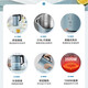 Midea Electric Kettle Hogar de doble capa Anti-scalding Automático Electric Electric Haverla sin costura All-Steel Grado 316 Acero inoxidable Hervir la oficina Botella de la oficina de la oficina de la altura del hervidor 1.5L Capacidad MK-SEK1503