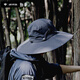 Tactical Bird (oversized brim) large head circumference sun hat men's summer outdoor sunshade fisherman hat fishing sun hat